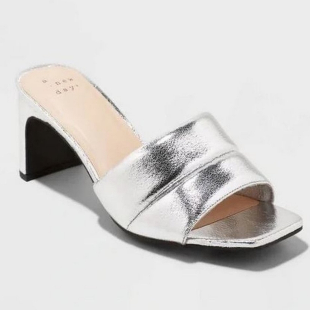 Women’s A New Day Lilah Heeled Sandals worn once